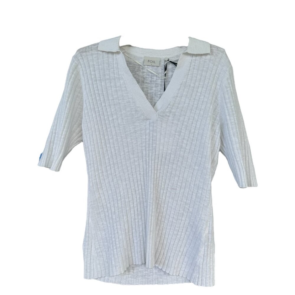 FOIL Polo Sweater NWT